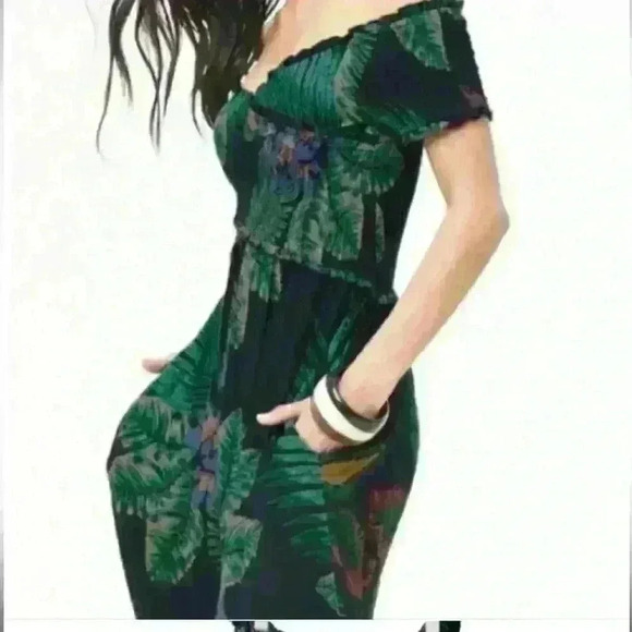 Patrons of  Peace Marlu Off Shoulder Wide Leg Jumpsuit - Picture 1 of 9